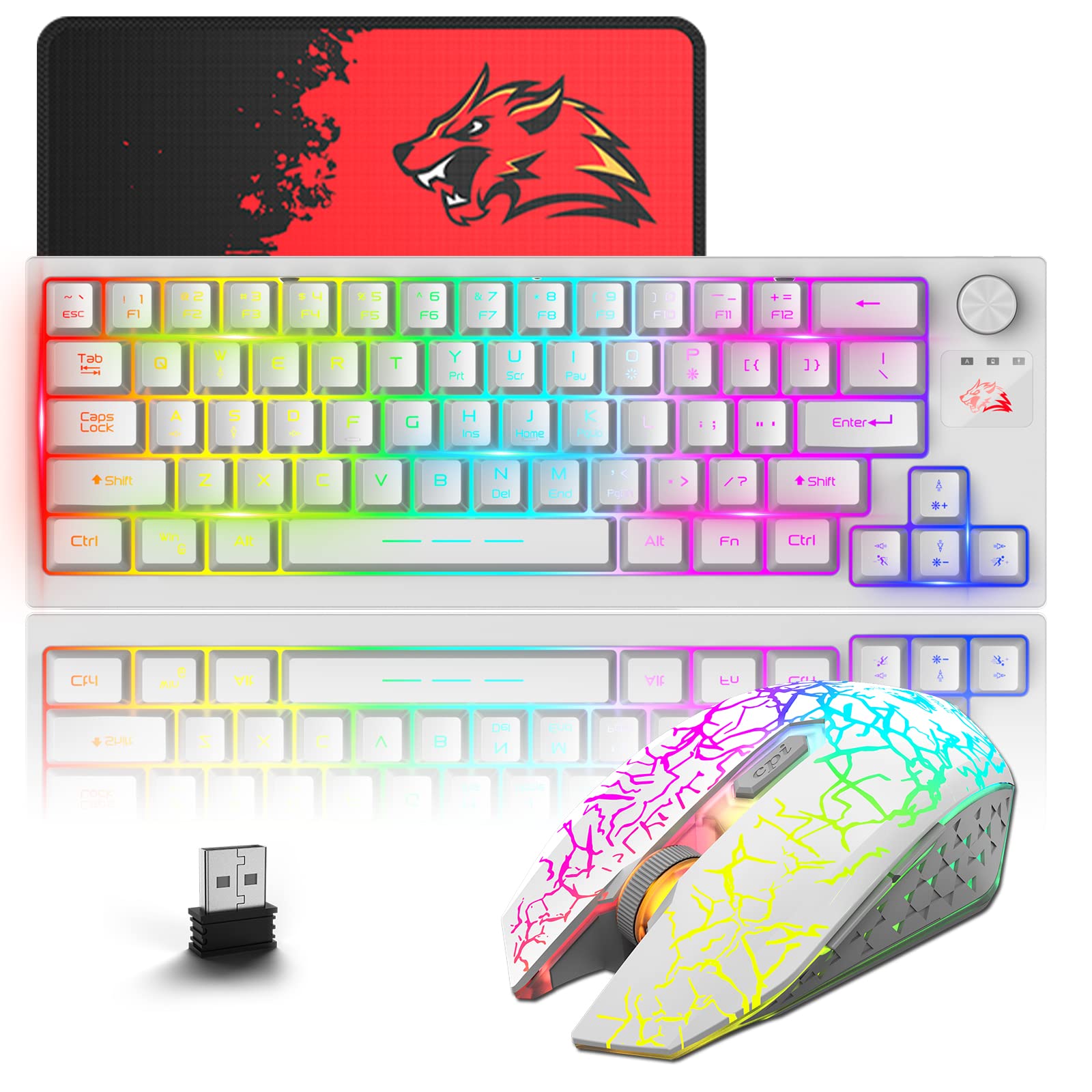 Amazon.com: ZIYOU LANG T50 Wireless Gaming Keyboard and Mouse